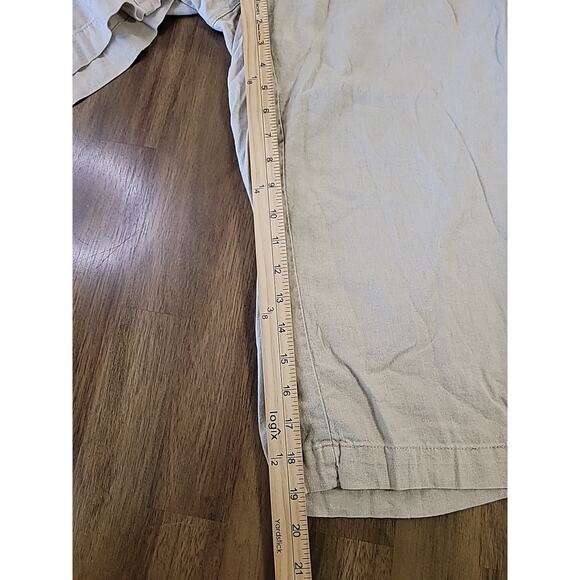 Ellos Women’s Beige Linen Blend Capri Pants – Size 12 – Minimalist – GUC - Picture 5 of 10